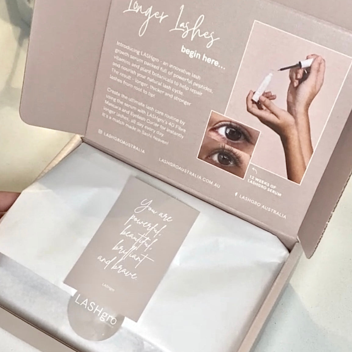 lashgro eco friendly packaging