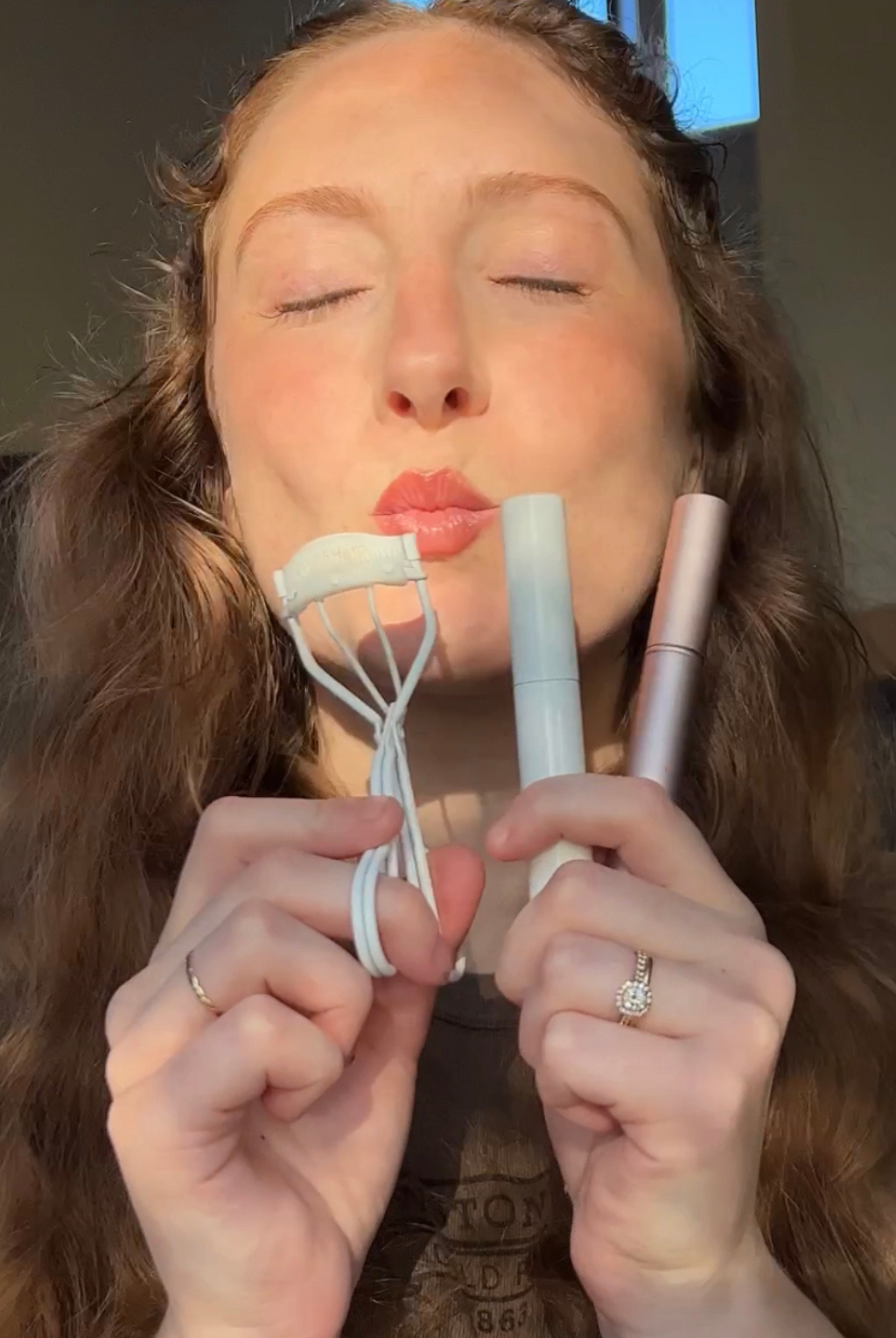 Eyelash Serum Mascara and Curler