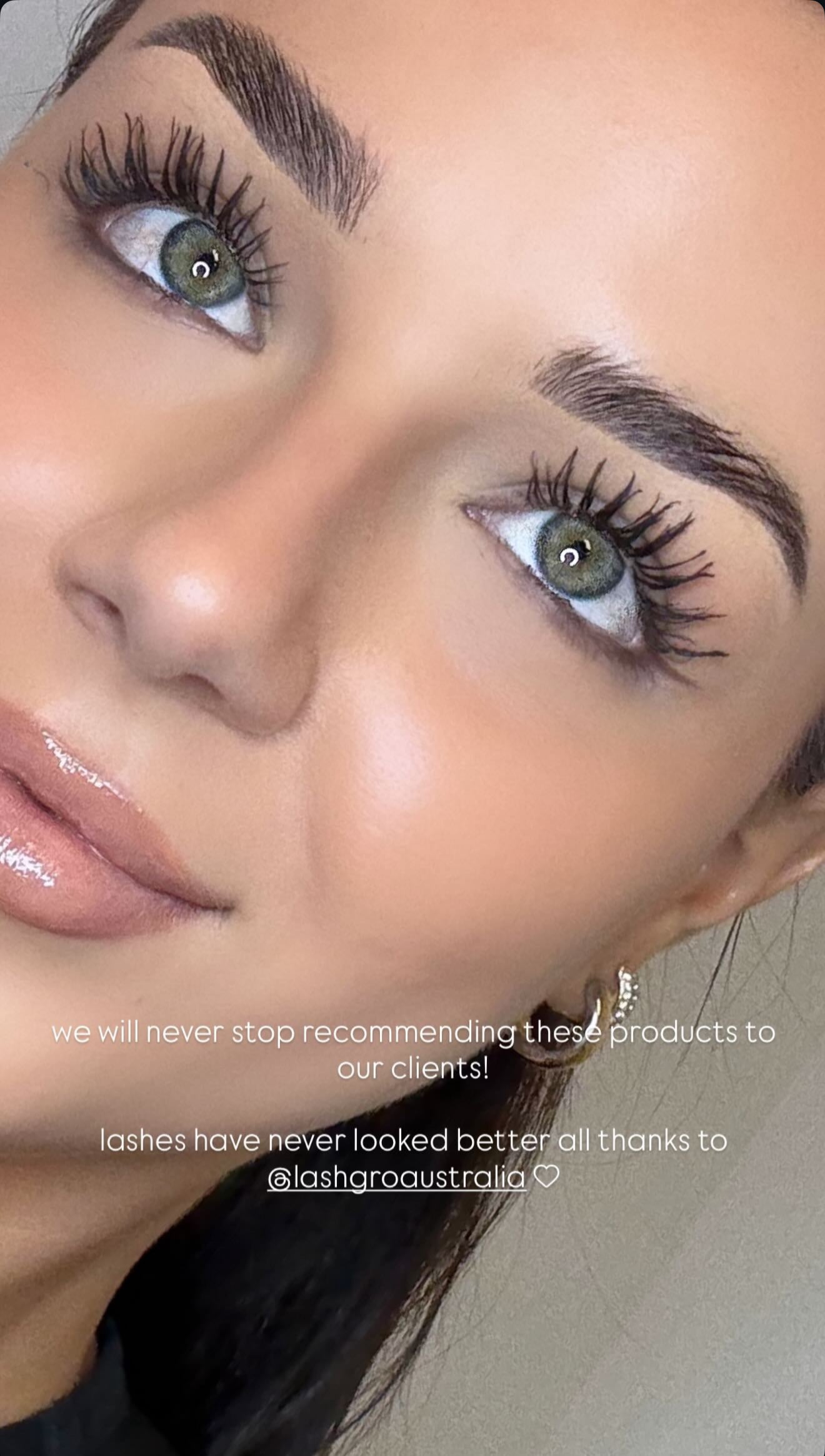results from using lashgro lash serum