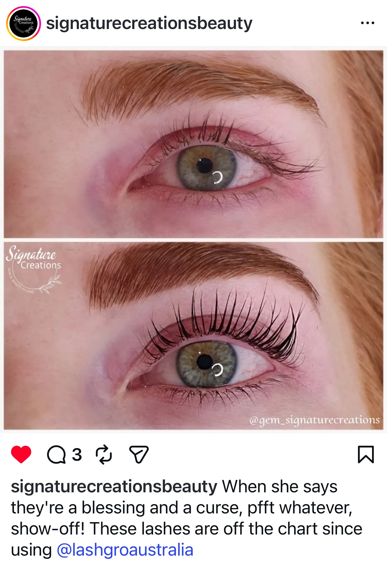 lashgro lash serum results