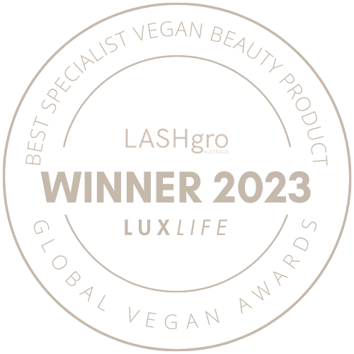 Luxlife Vegan Beauty Award Winner